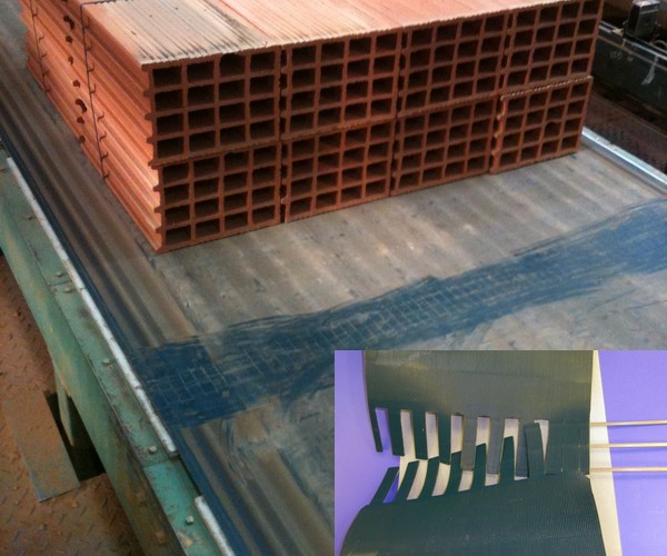 Bande de transport de briques avec assemblage rapide ERO Joint®