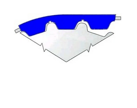 Courroies crantées de transmission ou transport AT3, AT5, AT10, AT20