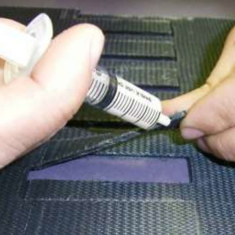 Insertion du lubrifiant pour faciliter le montage