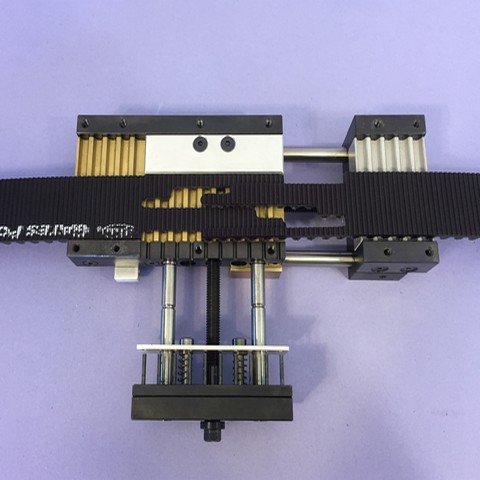 Mise en place de la courroie