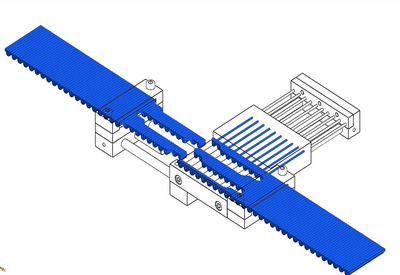 Fixation de la courroie dans l'outillage