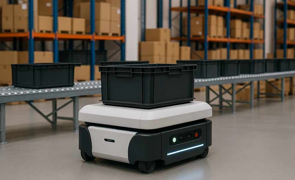 Courroie de transmission sur robot éléctrique