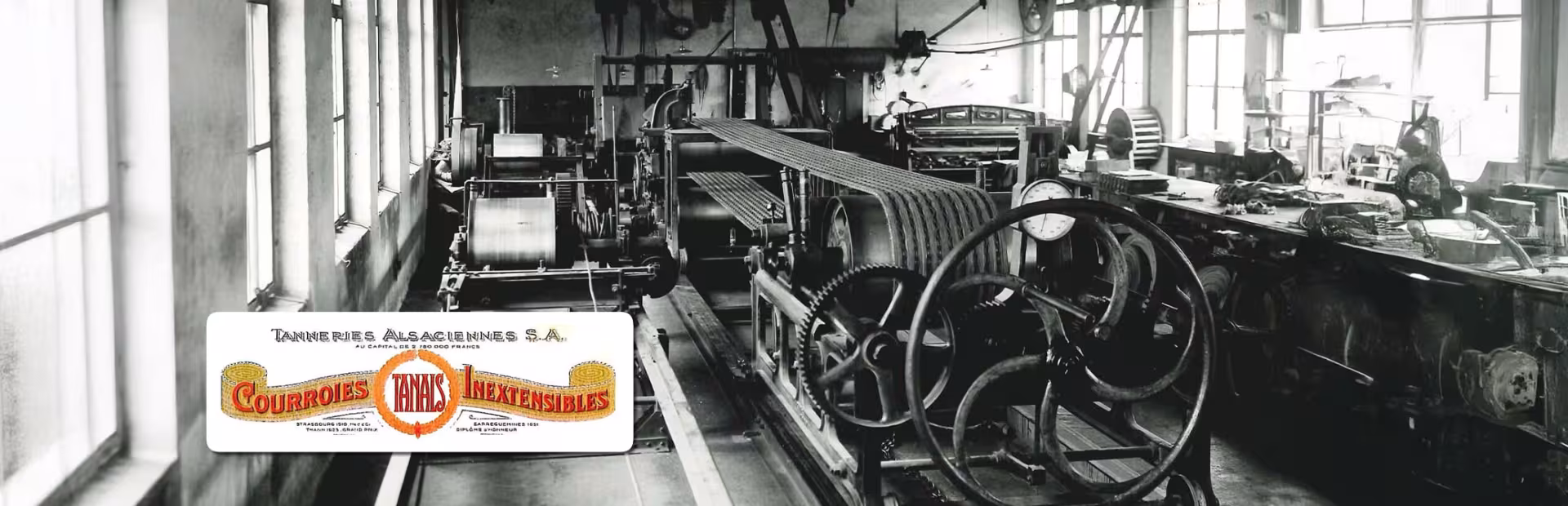 TANALS - fabricant historique de courroies en Alsace