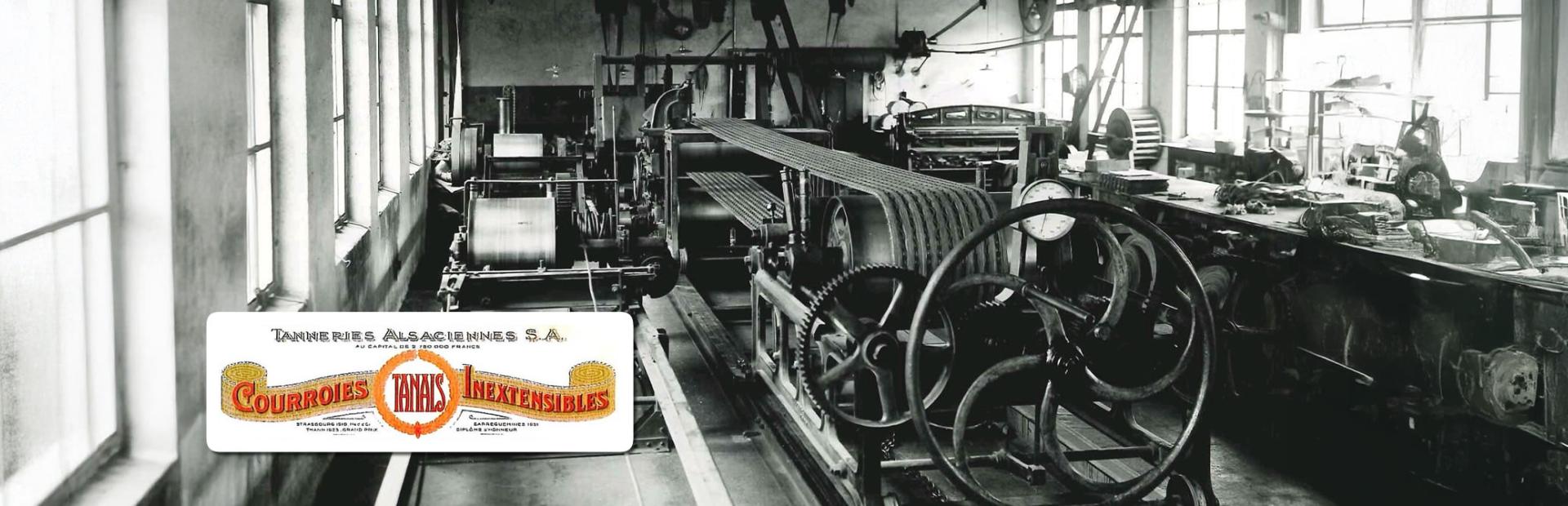 TANALS - fabricant historique de courroies en Alsace