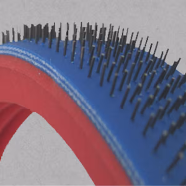 Courroie à brosse Inox