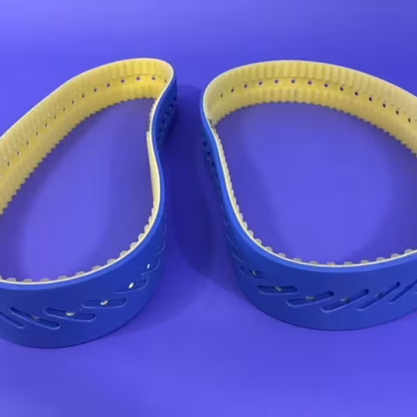 Courroie d'ensacheuse aquarius (50 T10 920) avec silicone bleu