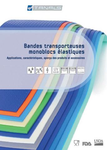 bandes transporteuses élastiques monoblocs