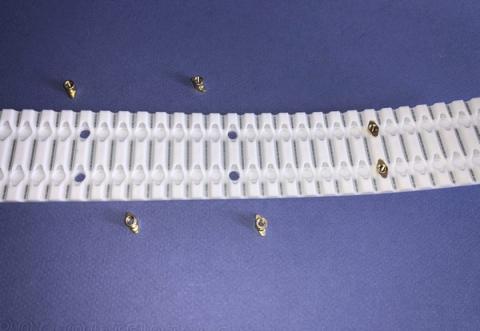 courroie dentée de transport configurable ATN10 avec noix de vissage
