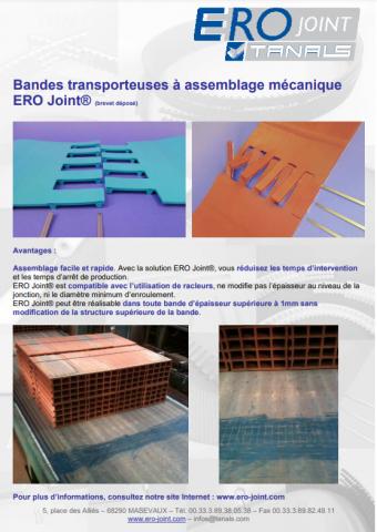Documentation ERO Joint- bandes transporteuses